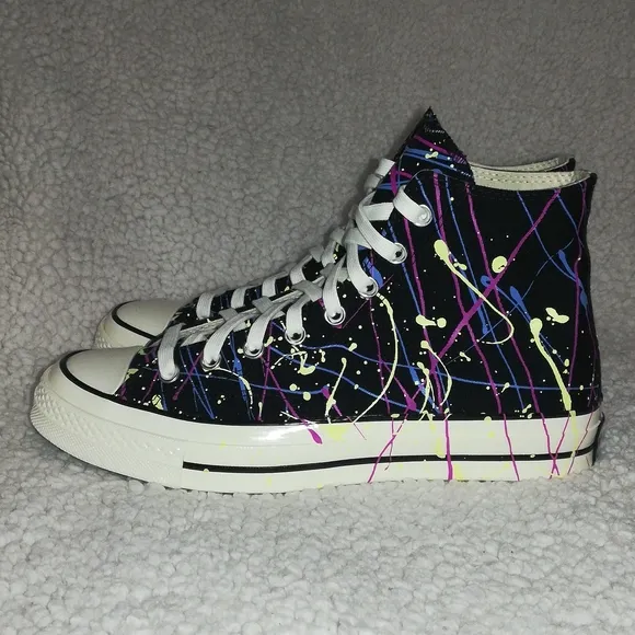 Converse Chuck Taylor 70 All Star Athletics Shoes Paint Splatter Size 9 …