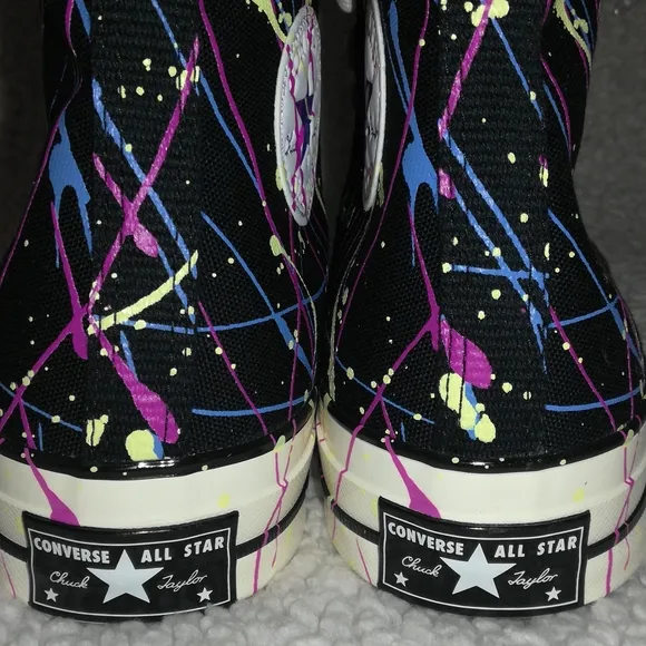 Converse Chuck Taylor 70 All Star Athletics Shoes Paint Splatter Size 9 …