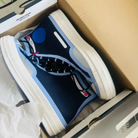 CONVERSE Chuck Taylor 70 Hi High Stripe Sneaker Unisex Obsidian Serenity Shoes