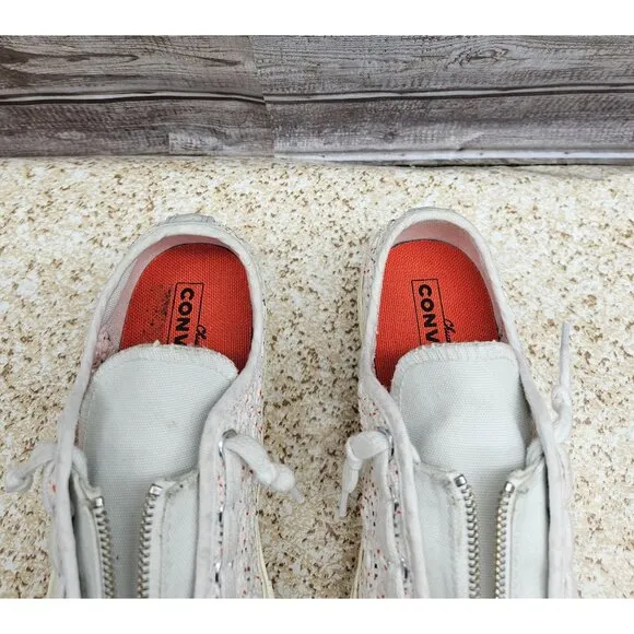 Converse Chuck Taylor 70's Low White Crochet Canvas Women's Shoes Size 8