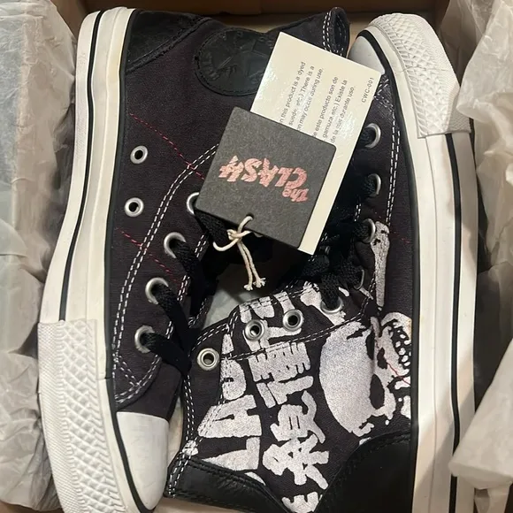 Converse Chuck Taylor All Star The Clash 3 Black/Red High Top Sneakers | NEW/NWT