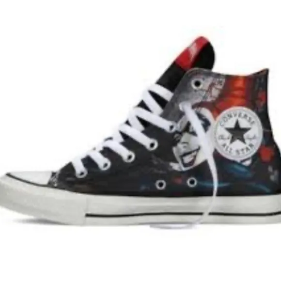 Converse Chuck Taylor AllStar High x DC Harley Quinn high top m 8 women 10