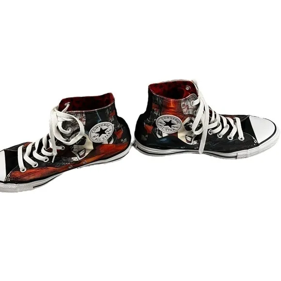Converse Chuck Taylor AllStar High x DC Harley Quinn high top m 8 women 10