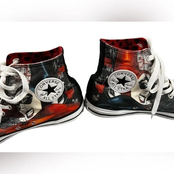 Converse Chuck Taylor AllStar High x DC Harley Quinn high top m 8 women 10