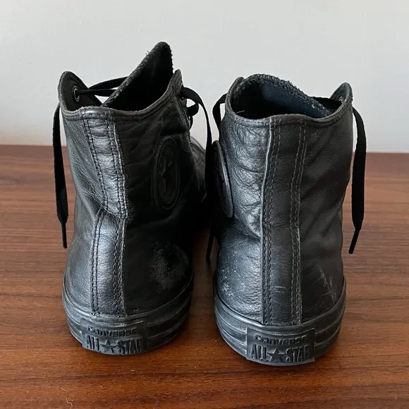 Converse Chuck Taylor Men's Black Leather City Hiker Blackout  Shoes Size 11