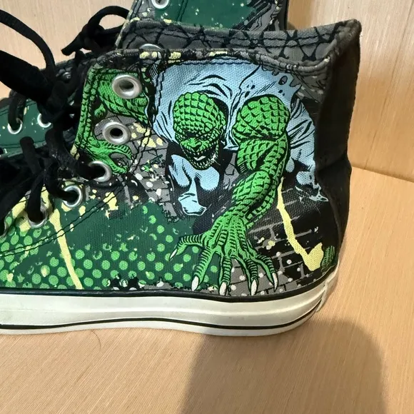 Converse DC Comics Killer Croc Mens6.0 Womens 8.0 High Top Sneakers Great Cond.