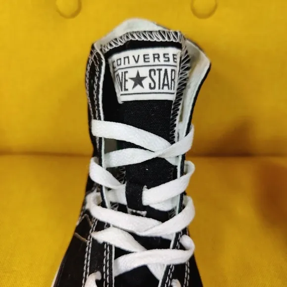 CONVERSE ONE STAR Chuck Taylor High Top Black White Sneaker Men's Shoe Size 7