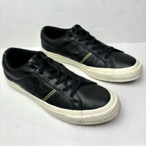 Converse One Star Ox Low Shoes Sneakers Mens 6.5 Womens 8.5 Leather Gold NWOT‎