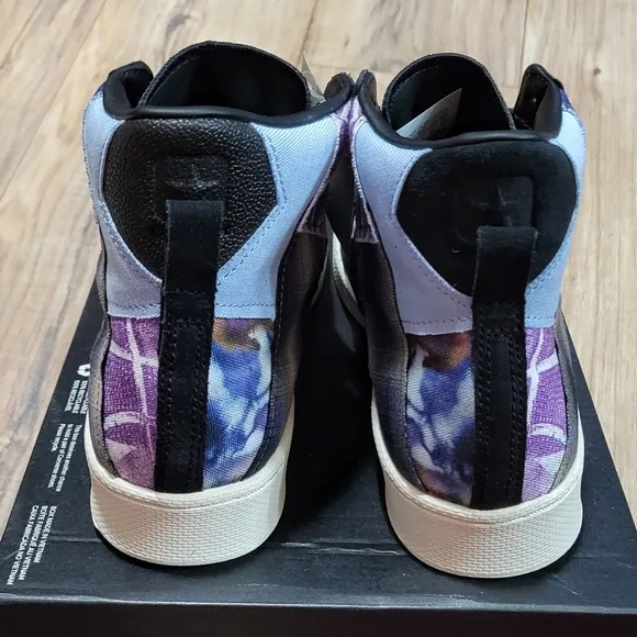 Converse Pro Leather Hi Oubre JR Mens Size 10 Patchwork Suede Black Purple Shoes