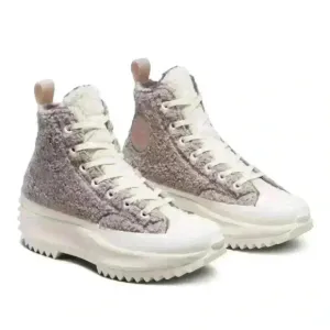 Converse Run Star Hike Hi Top Sherpa PlatformMen's 8 Women's 9.5 EUC!