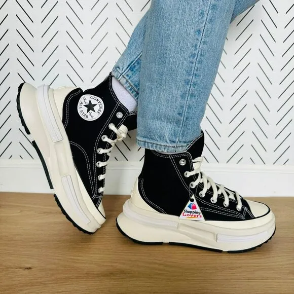 ❤️Converse Run Star Legacy CX Hi Platform 7.5 Women Shoes Sneakers Black A00869C