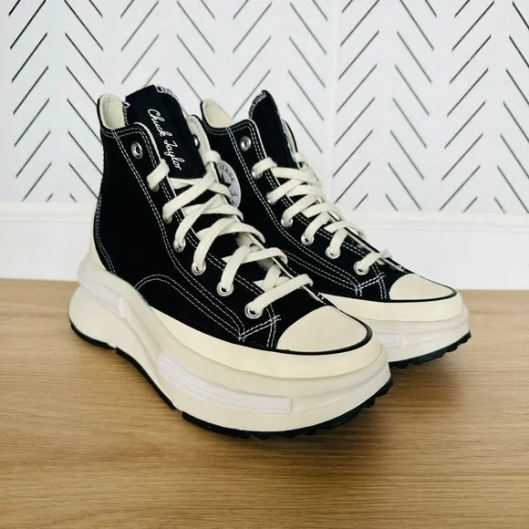 ❤️Converse Run Star Legacy CX Hi Platform 7.5 Women Shoes Sneakers Black A00869C