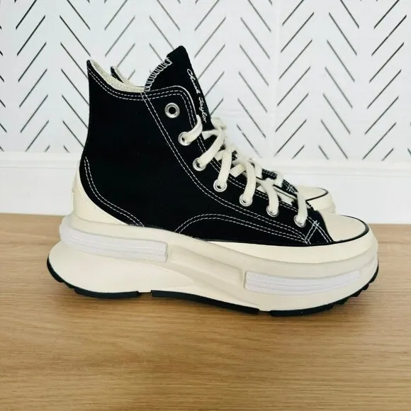 ❤️Converse Run Star Legacy CX Hi Platform 7.5 Women Shoes Sneakers Black A00869C