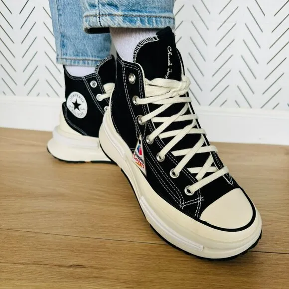 ❤️Converse Run Star Legacy CX Hi Platform 7.5 Women Shoes Sneakers Black A00869C
