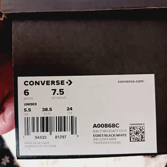 Converse RunStar Legacy CX Streetwear  Shoes Size 7.5 Wom