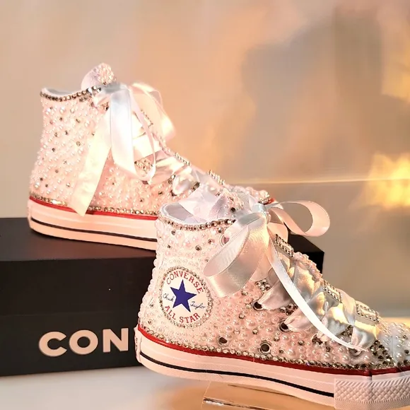 Converse Toddler White High-Top Sneakers