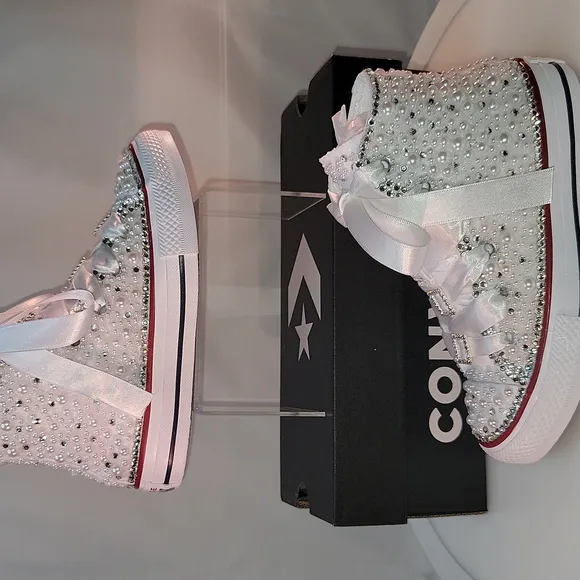 Converse Toddler White High-Top Sneakers