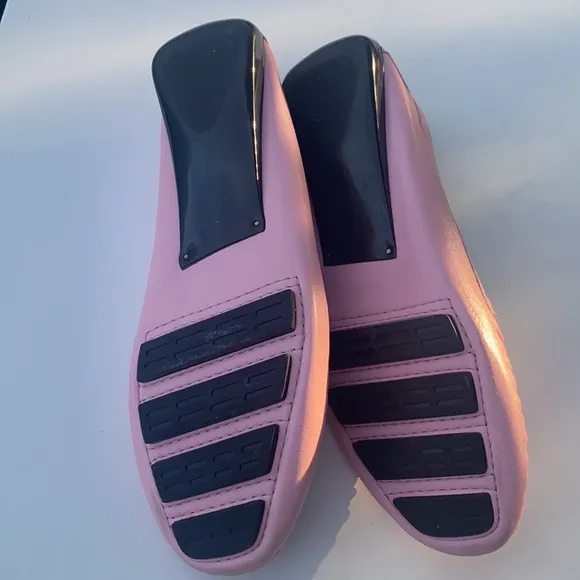 COPY - Robert Zur pink woven leather driving Moccasins size 6.5 new never used.