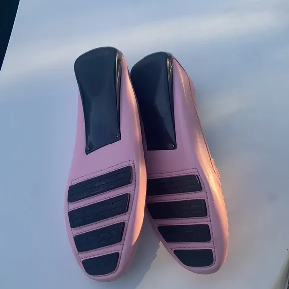 COPY - Robert Zur pink woven leather driving Moccasins size 6.5 new never used.