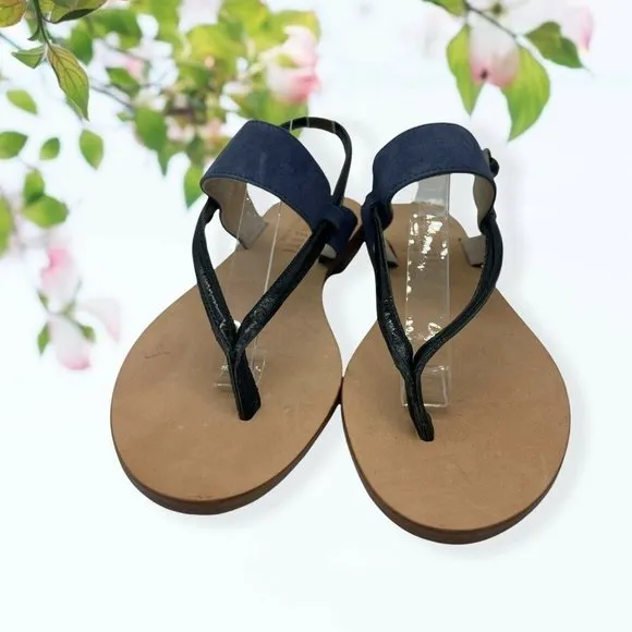 Cornetti Blue Suede Leather Sandals with Black Straps