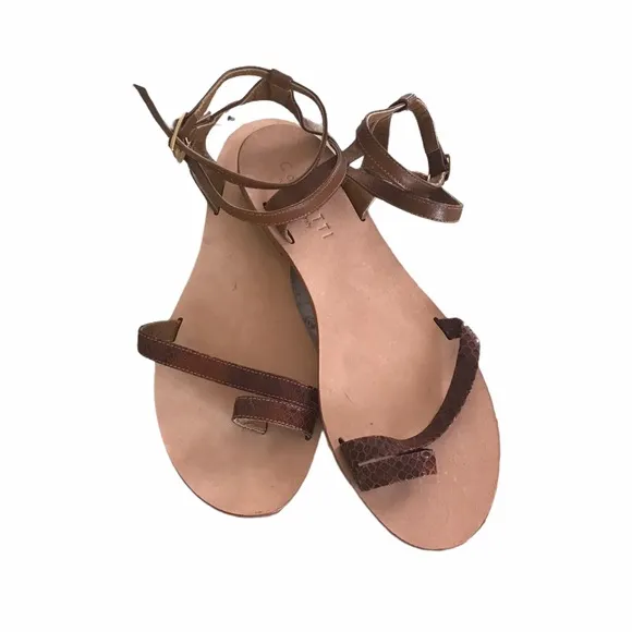 CoRNETTI Double Ankle Straps Sandals