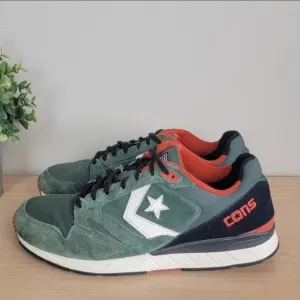 CTAS 9.5 Retro Cons Suede Lace Up Green Low Top Running Sneakers Shoes Converse