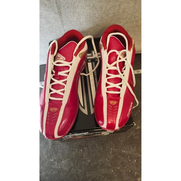 Dada Supreme Red &amp; White Athletic Shoes Sneakers 90s Vintage Men's Size 10 RARE