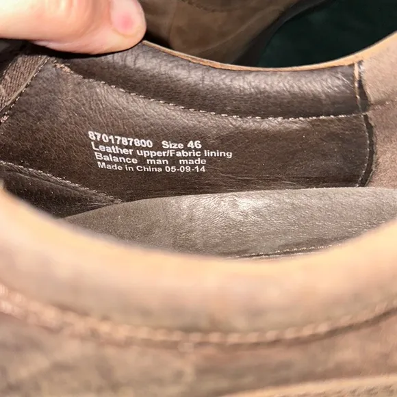 Dansko Men's Brown Leather Slip-On Shoes Size 46EU or 12 1/2US Preowned