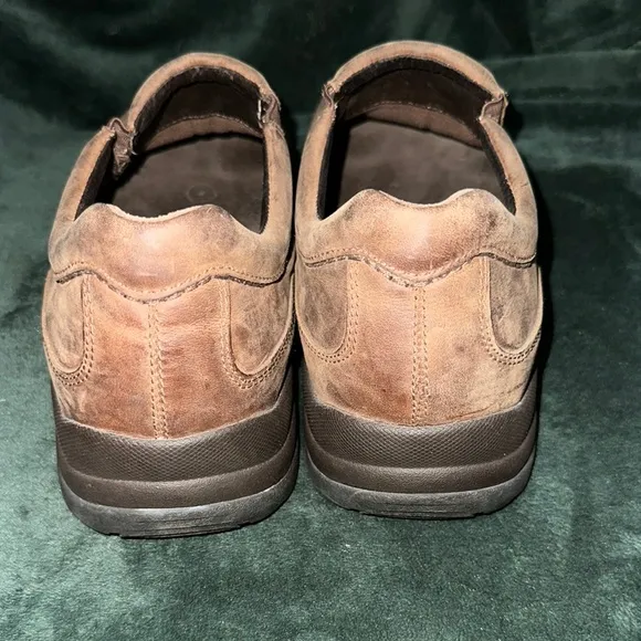 Dansko Men's Brown Leather Slip-On Shoes Size 46EU or 12 1/2US Preowned