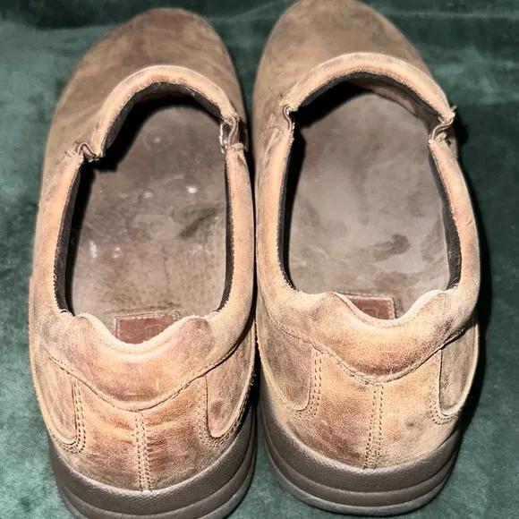 Dansko Men's Brown Leather Slip-On Shoes Size 46EU or 12 1/2US Preowned