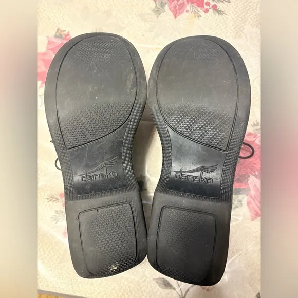 Dansko Oxford Clog Lace Up Shoes 41