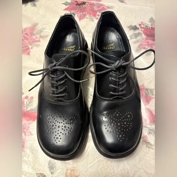 Dansko Oxford Clog Lace Up Shoes 41