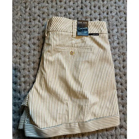 Dear John Denim striped shorts size 30