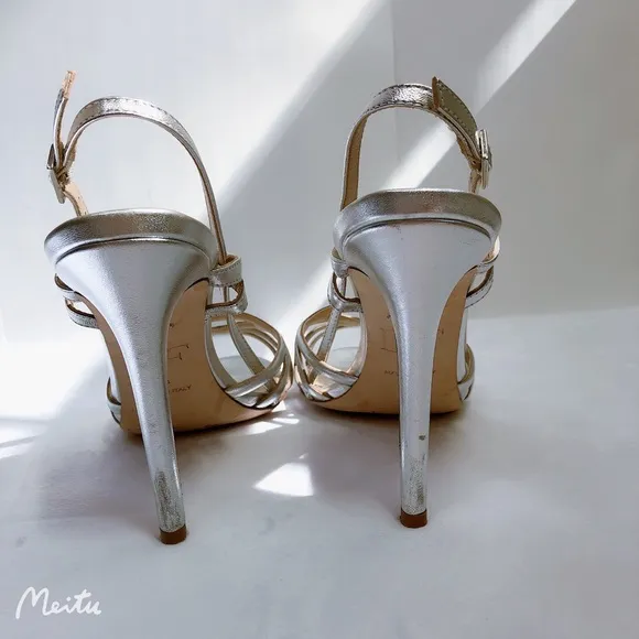 Diane von Furstenberg Upton Leather Heel Sandals 8
