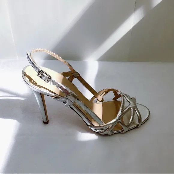 Diane von Furstenberg Upton Leather Heel Sandals 8