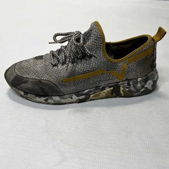 Diesel SKB S-KBY Sneakers Mens Size 10.5 Gray Camo Gold Knit Shoes