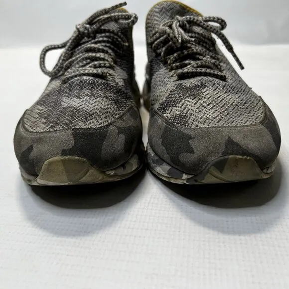 Diesel SKB S-KBY Sneakers Mens Size 10.5 Gray Camo Gold Knit Shoes