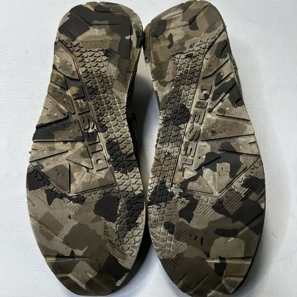 Diesel SKB S-KBY Sneakers Mens Size 10.5 Gray Camo Gold Knit Shoes