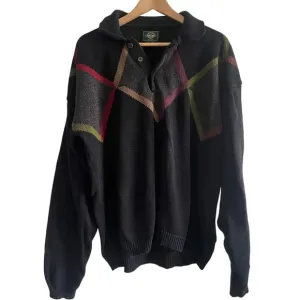 Dockers golf sweater black, arglye size large
