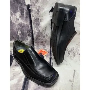Dockers Mens 8 M Proposal Leather Black Dress Shoe Slip On Loafer 90-3184 Casual