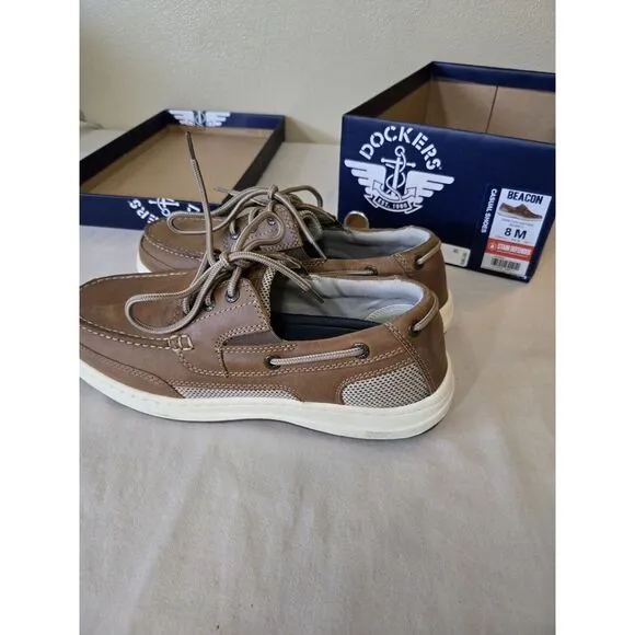 Dockers Men's Beacon Dark Tan Size‎ 8