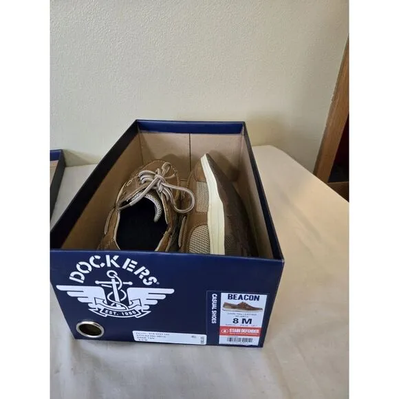 Dockers Men's Beacon Dark Tan Size‎ 8