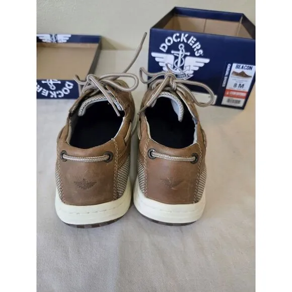 Dockers Men's Beacon Dark Tan Size‎ 8