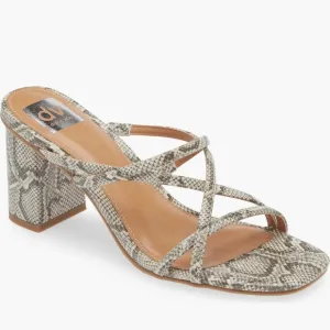 Dolce Vita ❤️‍🔥 Snake Print Hinx Block Heel Sandals