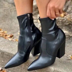 DOLCE VITA STYLE NELLO BOOTIE WOMAN'S 10.0 BLACK STELLA IN VGUC