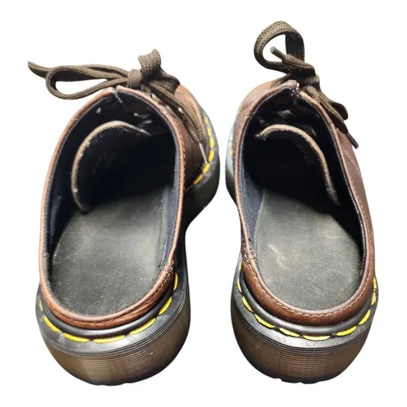 Dr Martens 9936 Oxford Shoes US 4 Brown Chunky Leather Made England 90s Y2K VTG