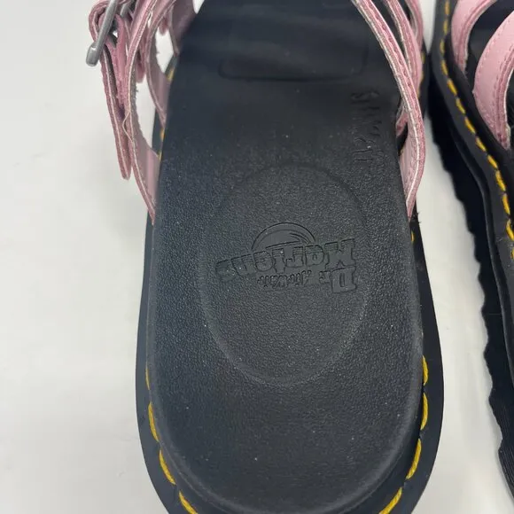 Dr. Martens Blaire Slide Leather Sandals women pink 9 EU 41