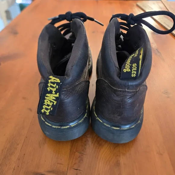 Dr. Martens Brown Leather 8A19 Air Cushion Work Boot Mens Size 10 US and 9 UK