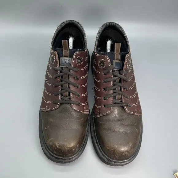 Dr. Martens Brown Leather 9243 Lace Up Shoes Oxfords Mens 11 England Vintage 90s