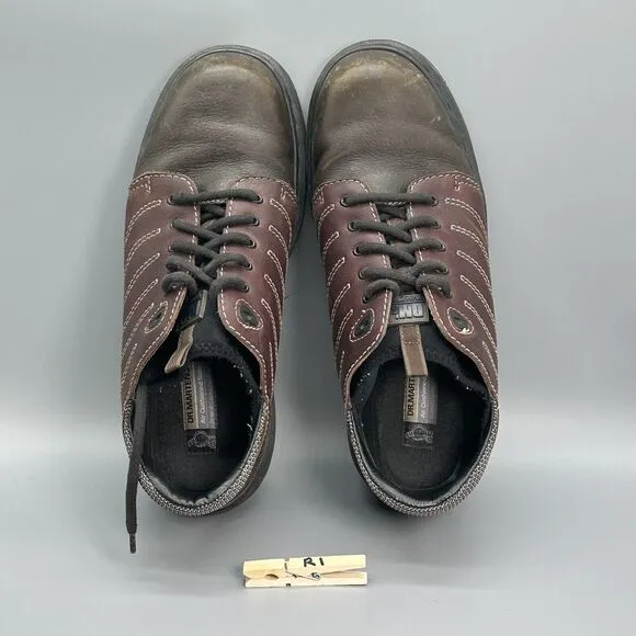 Dr. Martens Brown Leather 9243 Lace Up Shoes Oxfords Mens 11 England Vintage 90s